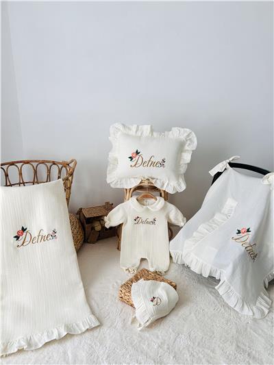 Kız Bebek Hastane Çıkışı Bej SET 