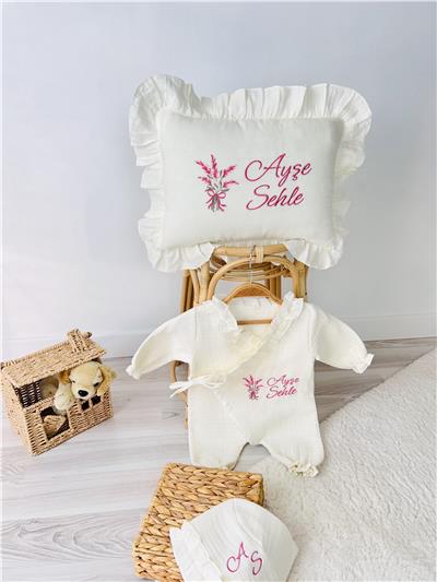 Müslin Tulum  Şapka Takımı Yastık (Dolu)