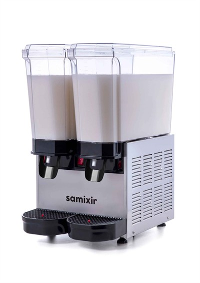  Klasik Twin Soğuk İçecek Dispenseri, 20+20 L, Karıştırıcılı