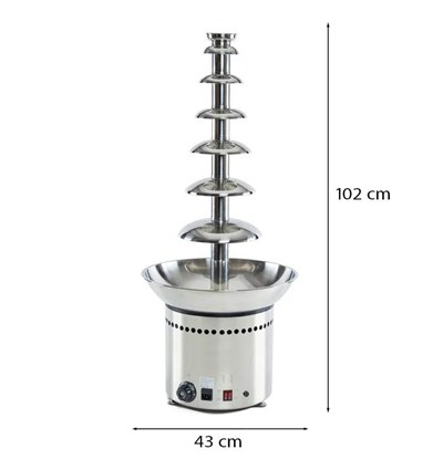 Çikolata Şelalesi Makinesi 7 katlı (Model Küçükçekmece)