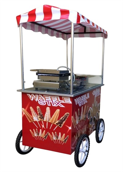 Çubukta Patates ve Çubukta Waffle Arabası 60x120 (Model Sivas)