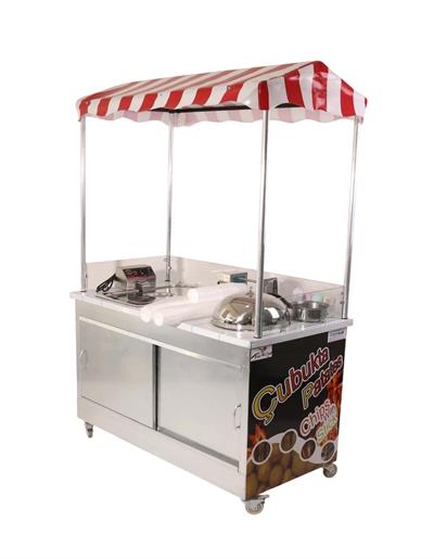 Elektrikli Çubukta Patates ve Bardakta Mısır Arabası 60x120 (Model Taksim)