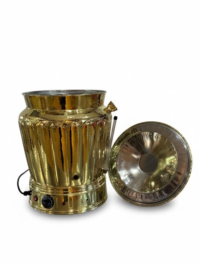 Karıştırıcılı Sahlep Kazanı 25 Litre Elektrikli