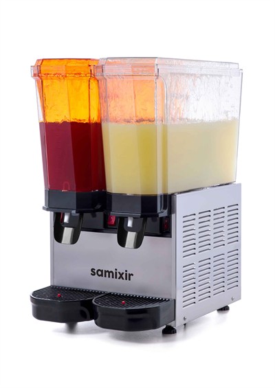 Klasik Twin Soğuk İçecek Dispenseri, 20+20 L, Fıskiyeli
