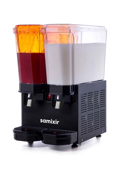 Klasik Twin Soğuk İçecek Dispenseri, 20+20 L, Fıskiyeli ve Karıştırıcılı