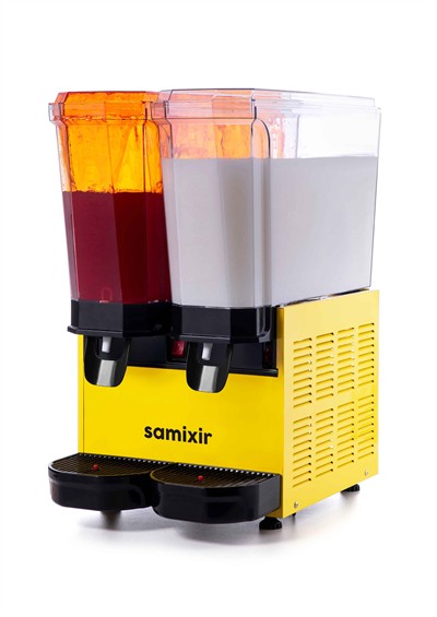 Klasik Twin Soğuk İçecek Dispenseri, 20+20 L, Fıskiyeli ve Karıştırıcılı