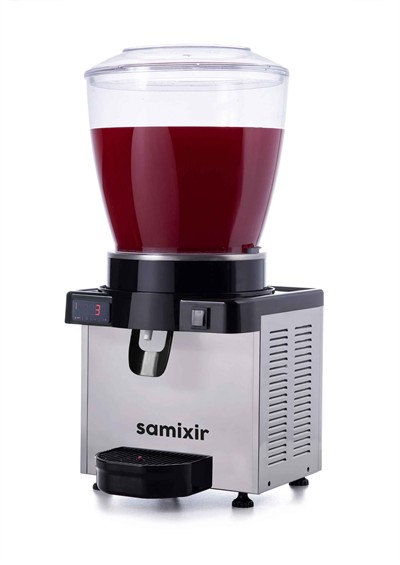 Limonata Ayran Makinesi Panoramik 22L Karıştırıcılı Soğuk İçecek Dispenseri M22 Analog