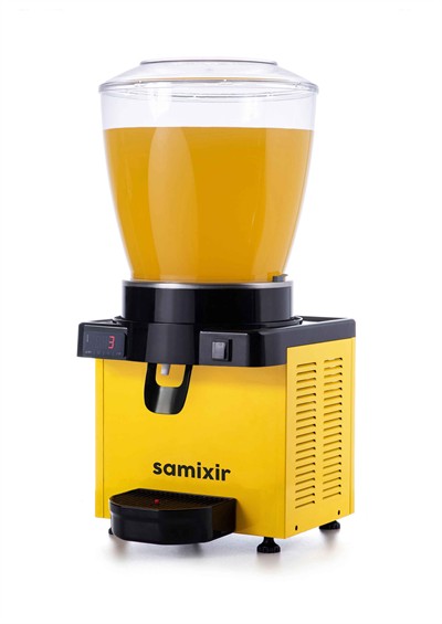 Limonata Ayran Makinesi Panoramik 22L Karıştırıcılı Soğuk İçecek Dispenseri M22 Analog