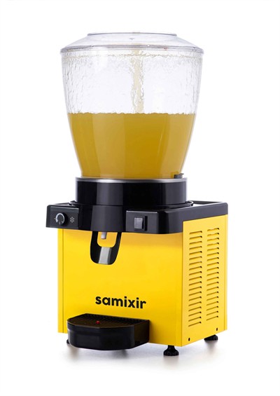 Panoramik 22L Fıskiyeli Soğuk İçecek Dispenseri S22 Limonata Şalgam Suyu Makinesi