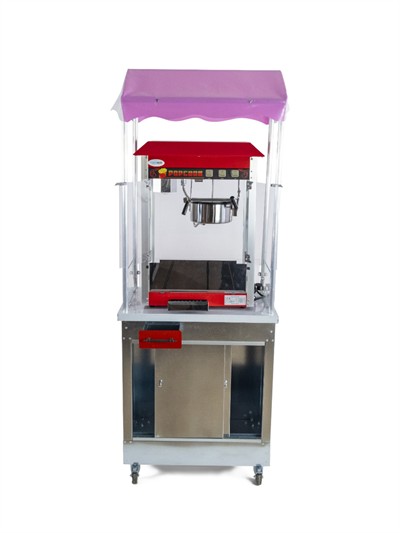 Popcorn Mısır Patlatma Arabası 50x70 (Model Giresun)