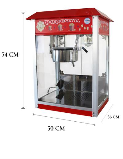 Popcorn Mısır Patlatma Makinesi Saatte 4 KG Kapasitelidir (Model Gönen)