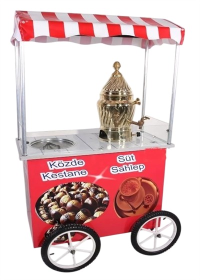 Sahlep ve Közde Kestane Arabası 60x100 (Model Bismil)