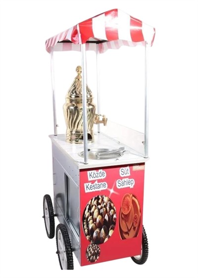 Sahlep ve Közde Kestane Arabası 60x100 (Model Bismil)