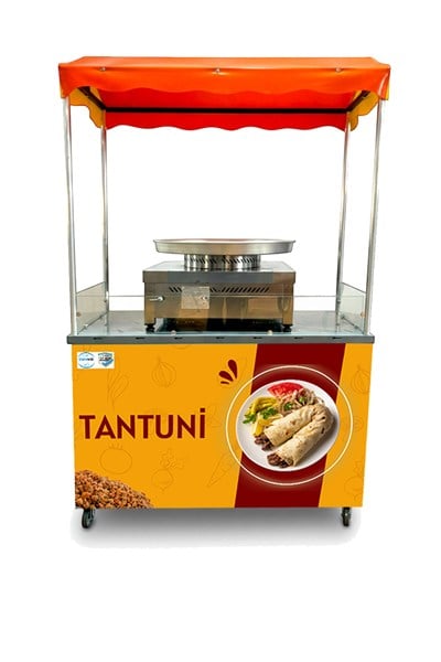Seyyar Tantuni Arabası ve Tezgahı 60x120