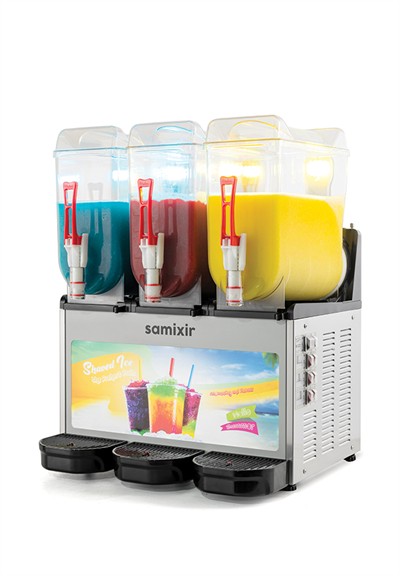SLUSH Triple Allure Meyve Suyu Dispenseri 12L+12L+12L Buzlaş Makinesi