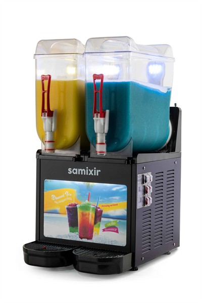 Slush Twin Allure Meyve Suyu Dispenseri 12L+12L Buzlaş Makinesi