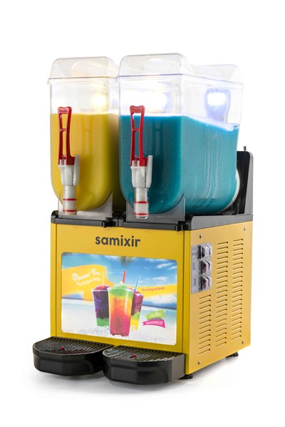 Slush Twin Allure Meyve Suyu Dispenseri 12L+12L Buzlaş Makinesi