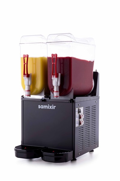 Slush Twin Meyve Suyu Dispenseri 12L+12L Buzlaş Makinesi