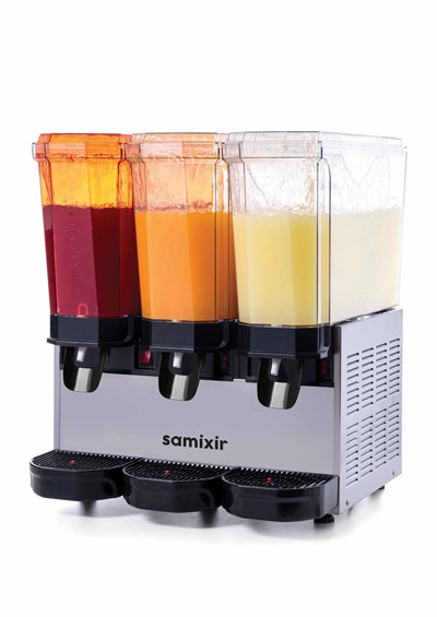 Triple Klasik Fıskiyeli Soğuk İçecek Dispenseri, 20+20+20 L