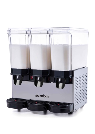 Triple Klasik Karıştırıcılı Soğuk İçecek Dispenseri, 20+20+20 L