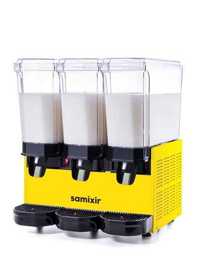 Triple Klasik Karıştırıcılı Soğuk İçecek Dispenseri, 20+20+20 L