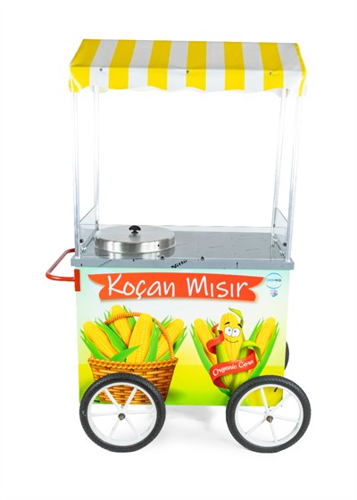 Tüplü Süt Mısır Koçan Mısır Arabası 60X100 50 lt Kazan (Model Tunceli)
