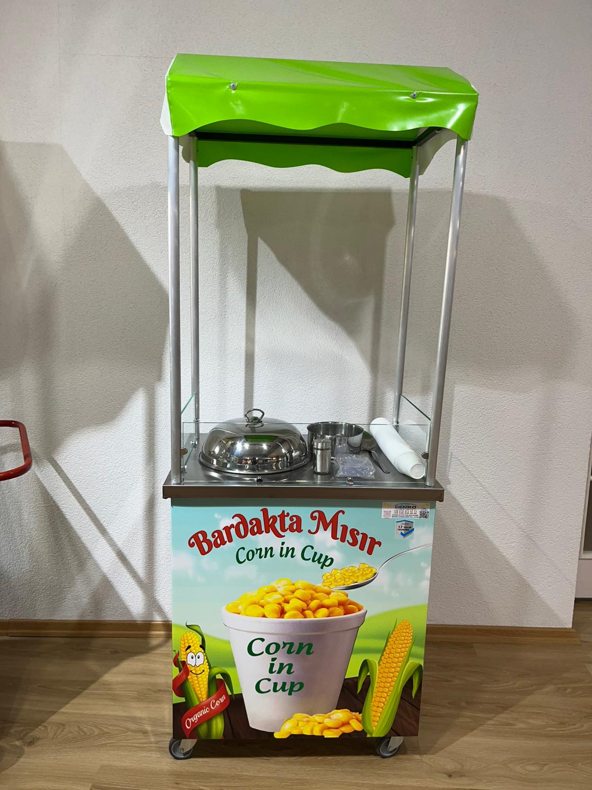 bardakta mısır arabası