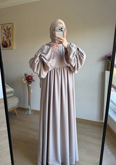 Efsun Krep  Tesettür Elbise