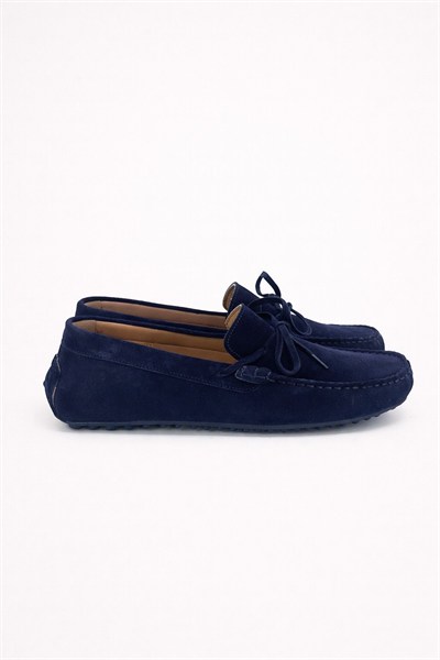Erkek Laciver Süet Hakiki Deri Bağcıklı Driver Loafer Günlük Casual Ayakkabı - Glader