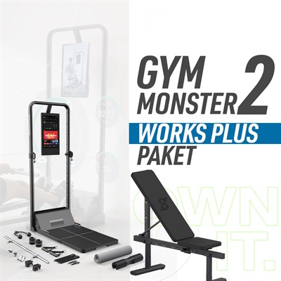 Gym Monster 2 Works Plus (Cihaz ve Açı Ayarlı Bench)