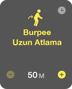 Burpee Uzun Atlama