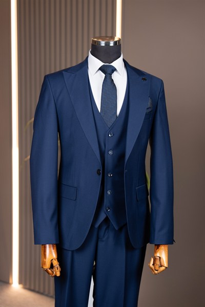 Yelekli Takım Elbise Parlement