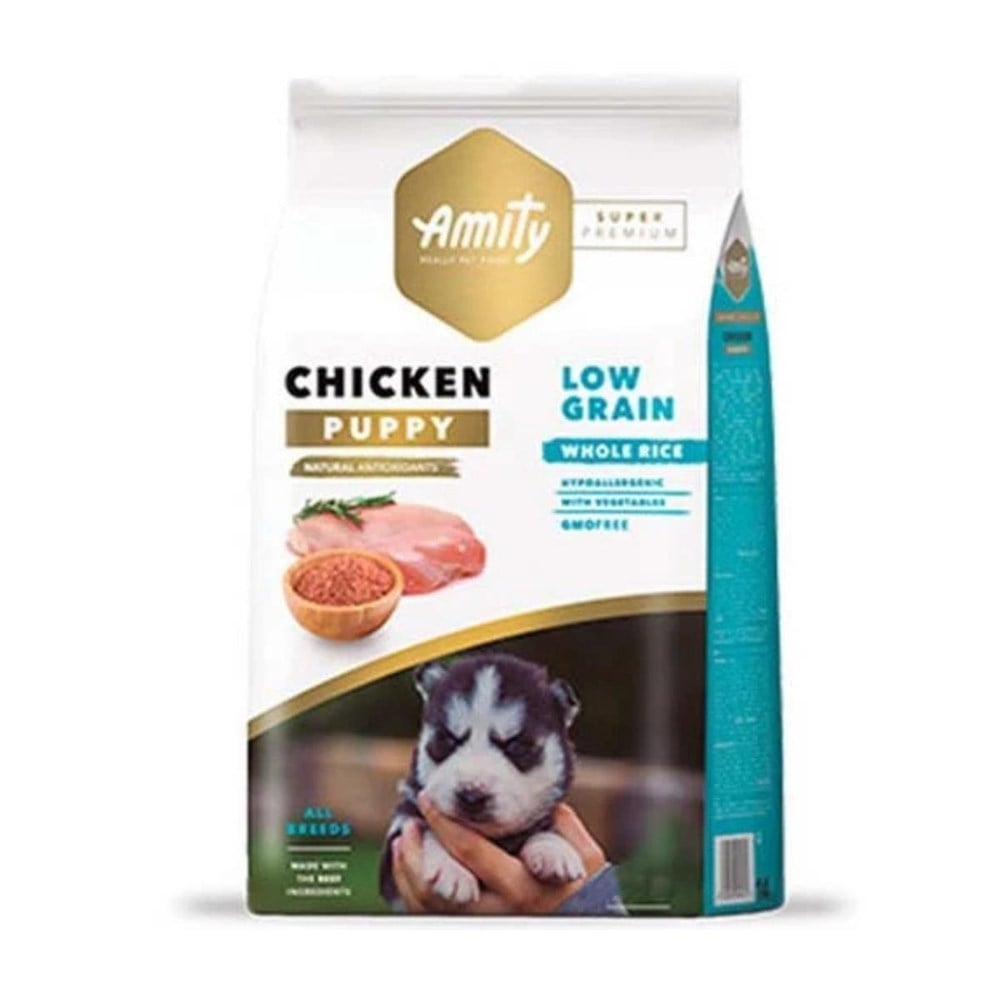 Amıty Süper Premium HYPO-ALLERGENIC Tavuklu Düşük Tahıllı Yavru Köpek Maması 4KG
