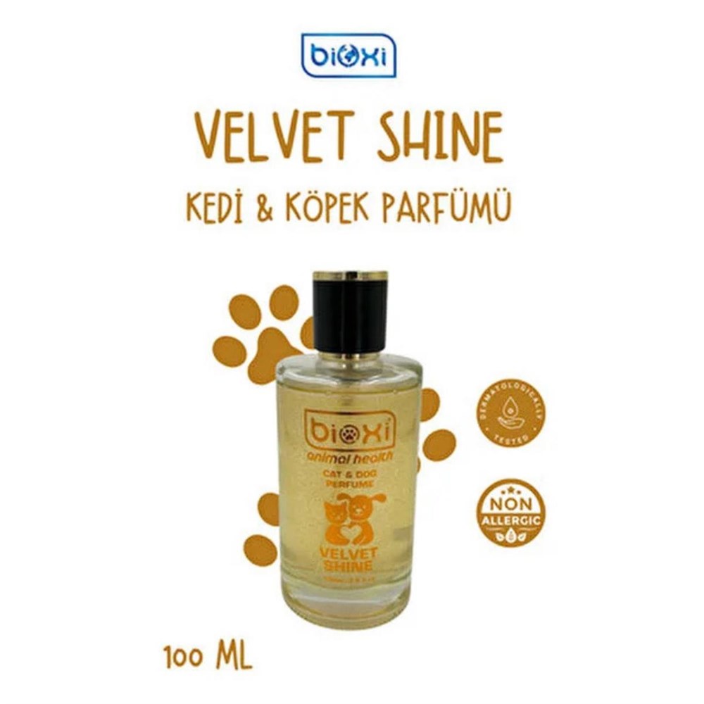 Bioxi Animal Healt Kedi Köpek Parfümü Velvet Shine 100 Ml
