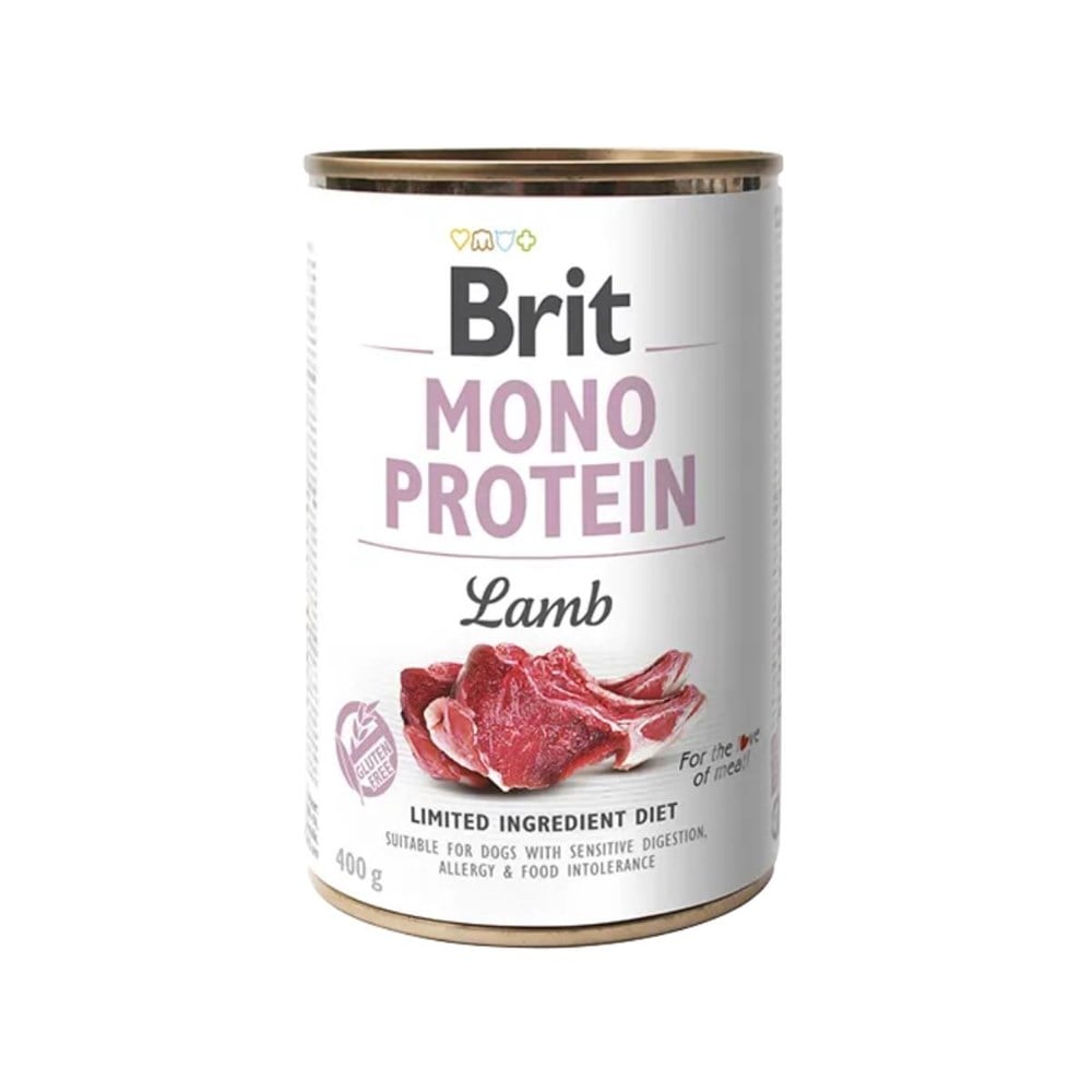 Brit Care Mono Protein Köpekler için Kuzu Etli Yaş Mama 400 gr