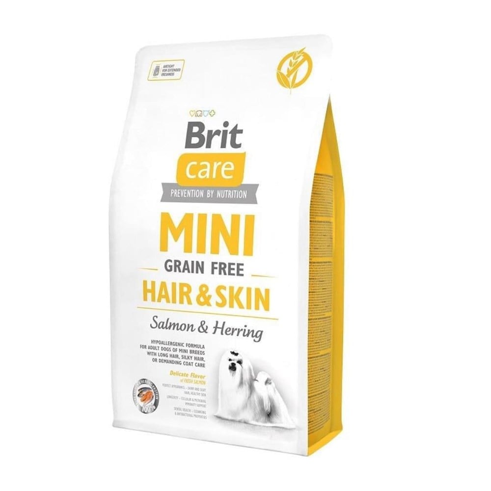Brit Care Tahılsız Mini Hair Skin Somonlu Köpek Maması 2 kg