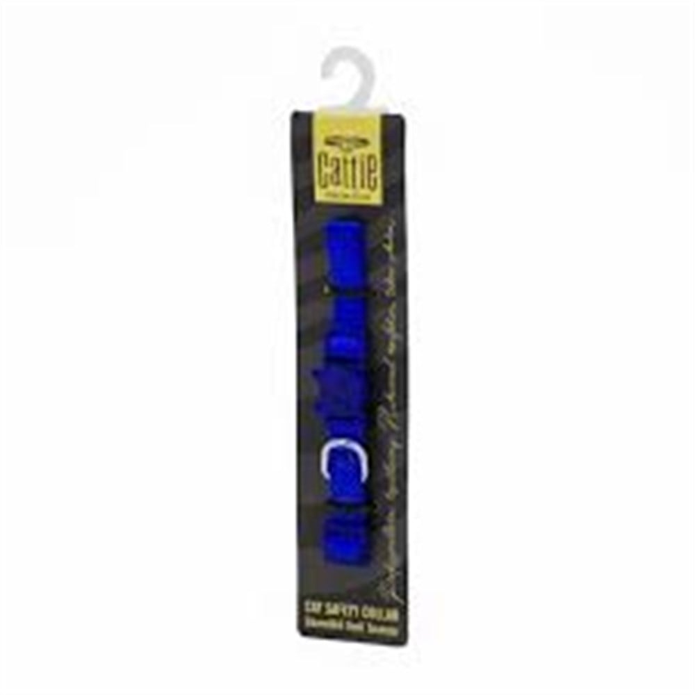 CATTİE GÜVENLİK TOKALI KEDİ BOYUN TASMASI ROYALMAVİ 1X15-25CM