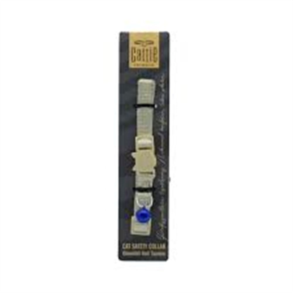 CATTİE GÜVENLİK TOKALI KEDİ BOYUN TASMASI HAKİ 1X15-25CM