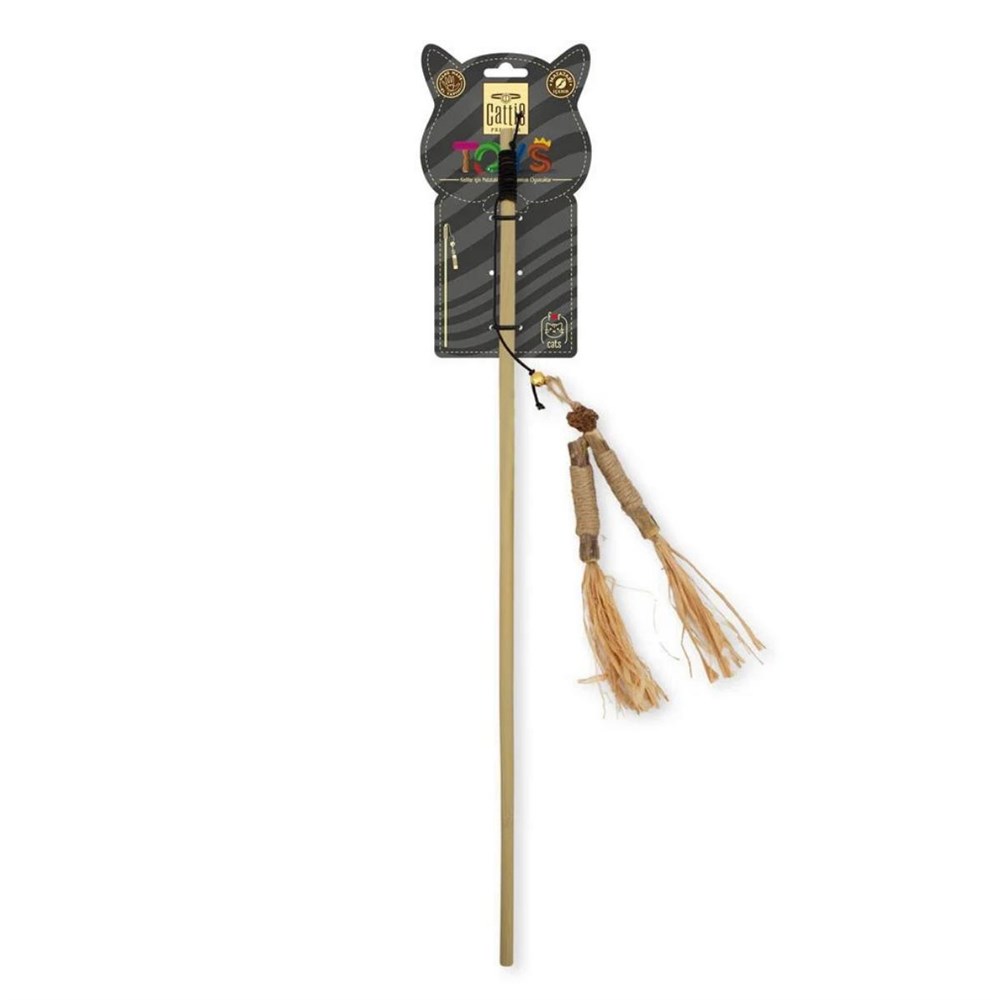 Matatabi CATTİE MATATABİ İÇERİKLİ KEDİ OYUNCAĞI ZİLLİ OLTA 50CM En Ucuz Fiyatları ve Özellikleri