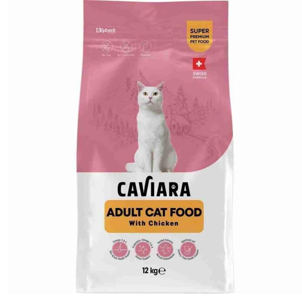 Caviara Tavuklu Yetişkin Kedi Maması 12 Kg