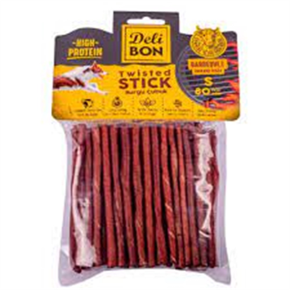 DELİBON DERİ BURGU ÇUBUK İNCE BOY 80Lİ PAKET BARBEKÜ İNCEX80AD.