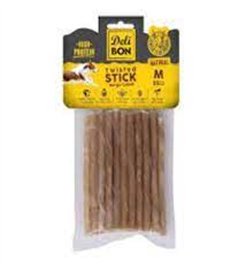 DELİBON DERİ BURGU ÇUBUK ORTA BOY 25Lİ PAKET NATUREL KALINX25AD.