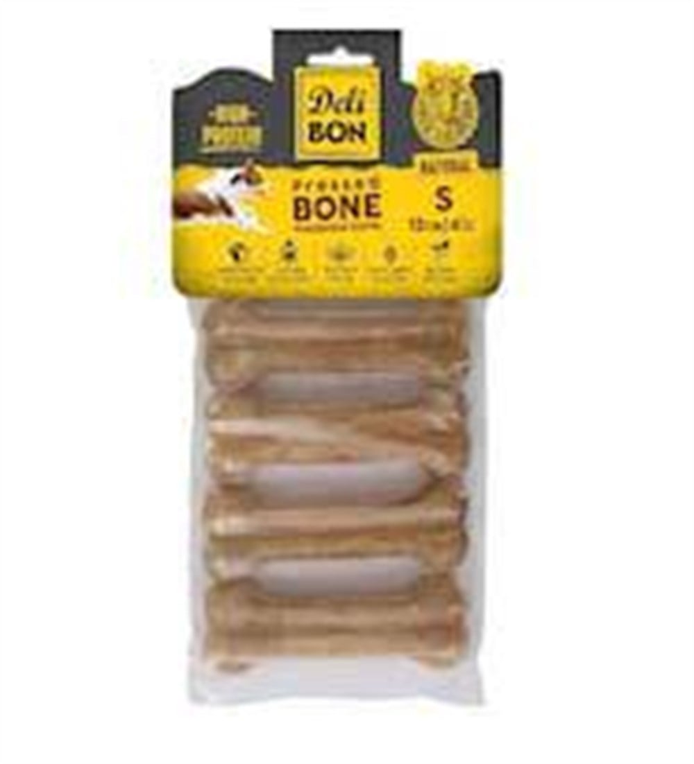 DELİBON DERİ PRES KEMİK 12CM S BOY 4LÜ PAKET NATUREL 12CMX4AD.