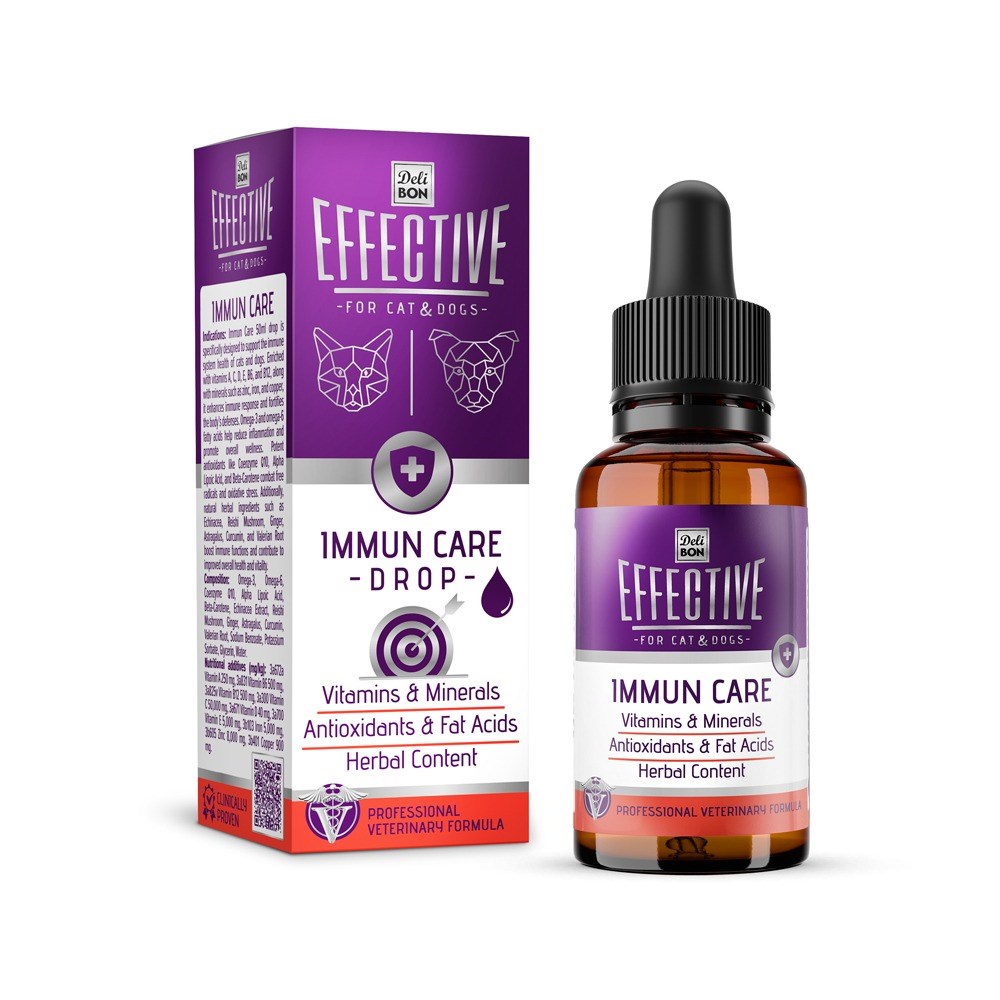Delibon DELİBON EFFECTİVE KEDİ VE KÖPEK TAKVİYE ÜRÜNLERİ BAĞIŞIKLIK SİSTEM SAĞLIĞI 50ML En Ucuz Fiyatları ve Özellikleri
