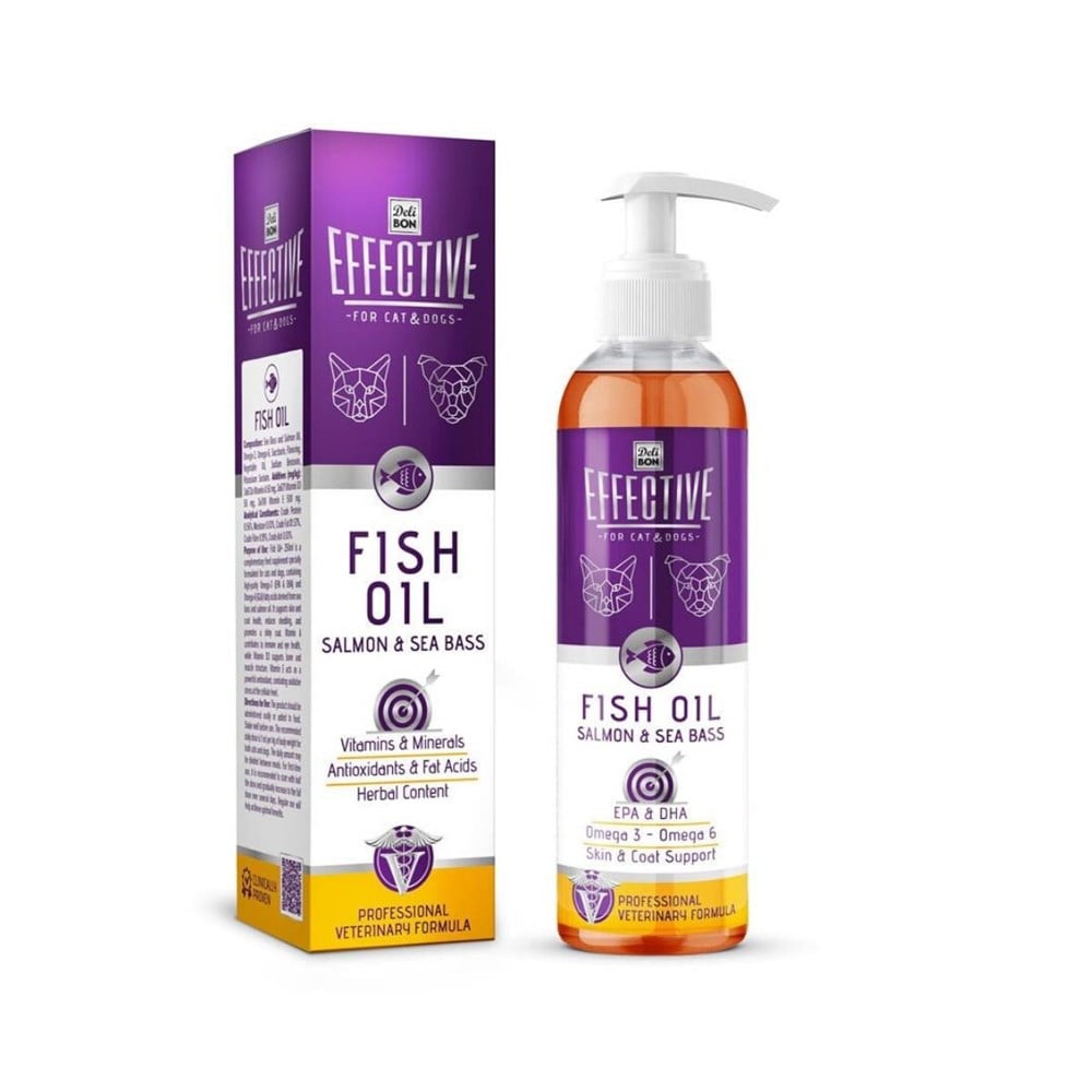 Delibon Kedi ve Köpek Somon Yağı 250ml