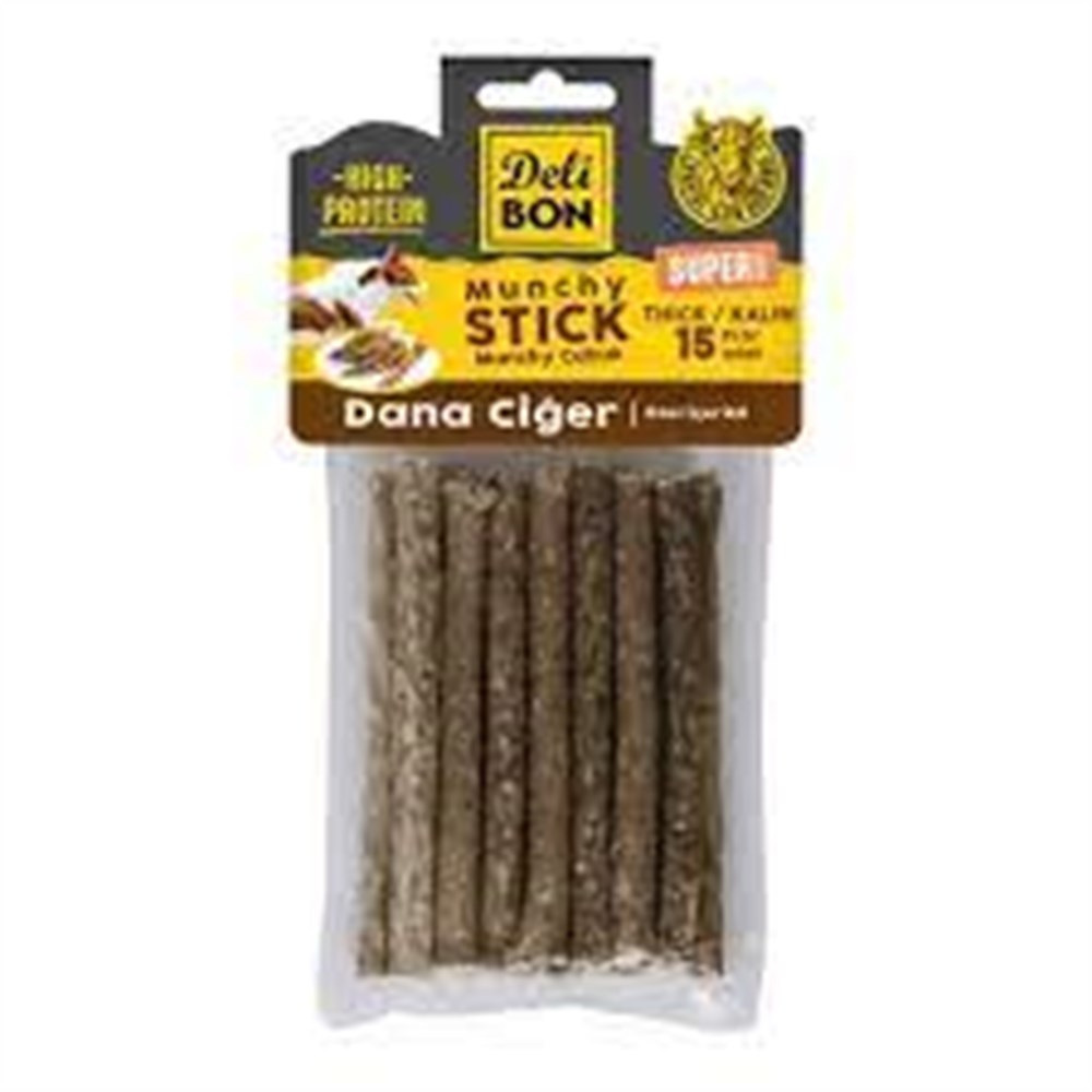 Delibon DELİBON SUPER MUNCHY ÇUBUK DANA CİĞERLİ KALINX15AD. En Ucuz Fiyatları ve Özellikleri
