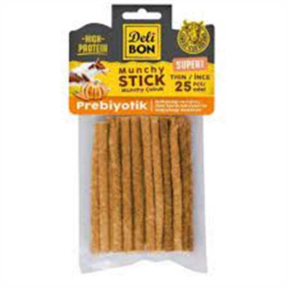 DELİBON SUPER MUNCHY ÇUBUK PREBİYOTİK İNCEX25AD.