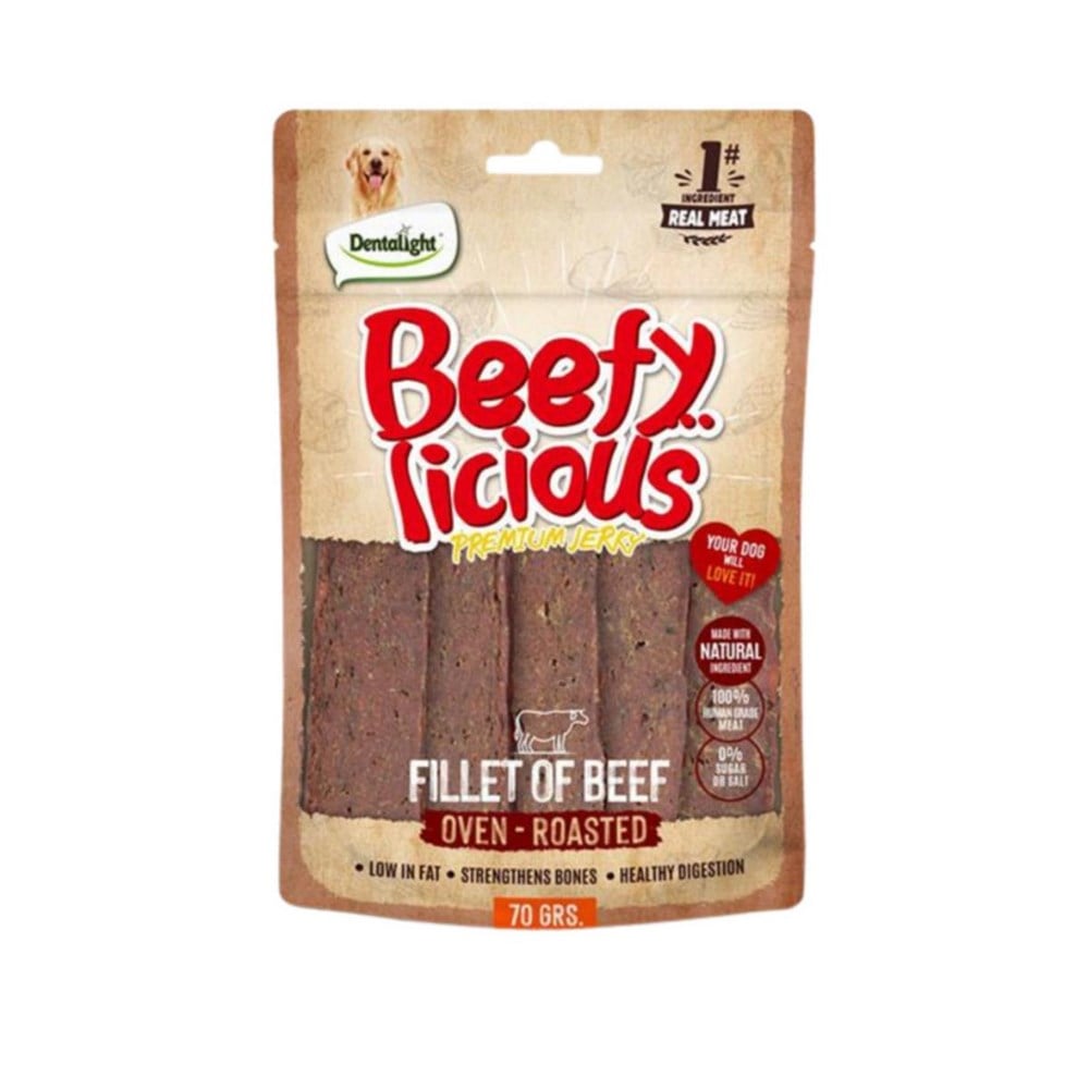 Dentalight Dentalight Beffy Licious Kurutulmuş Sığırlı Fileto Köpek Ödül Maması 70gr En Ucuz Fiyatları ve Özellikleri