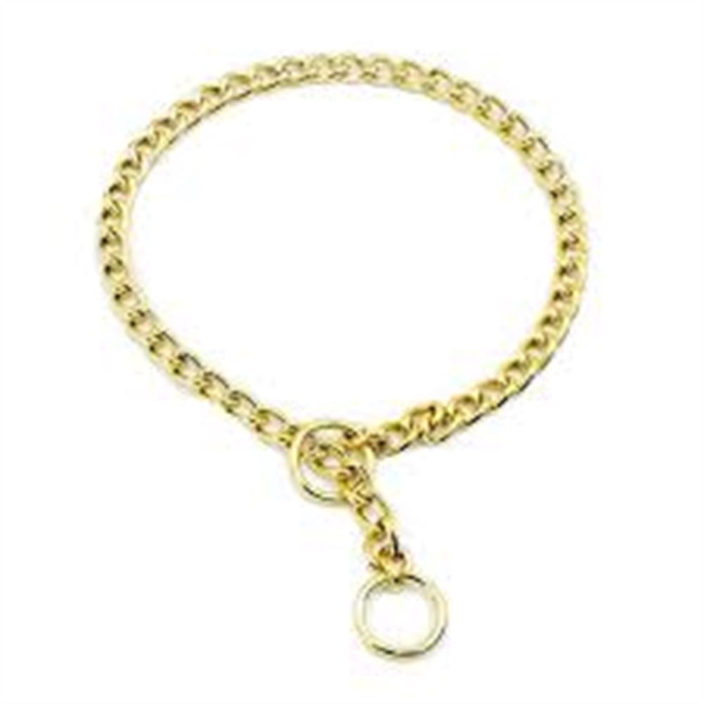 DOGGİE ALTIN KAPLAMA BOĞMALI ZİNCİR TASMA ALTINKAPLAMA 3X35-45CM