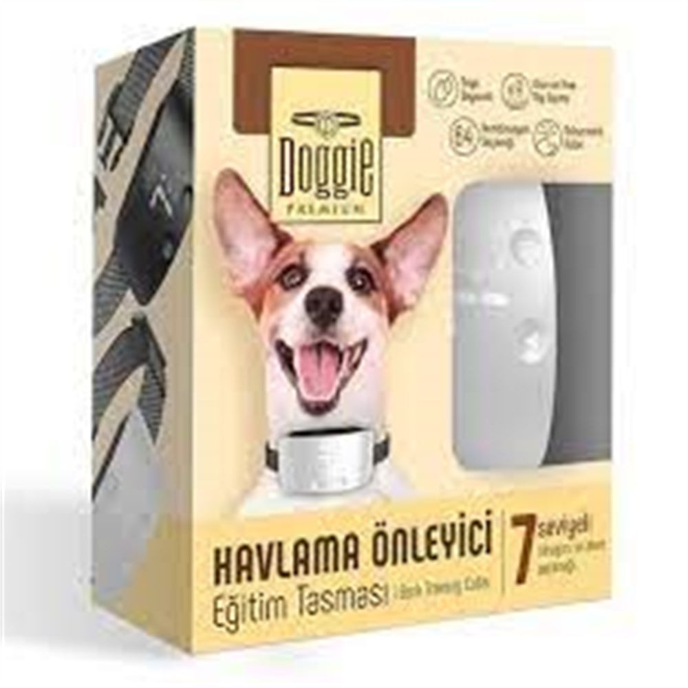 DOGGİE HAVLAMA ÖNLEYİCİ EĞİTİM TASMASI BEYAZ